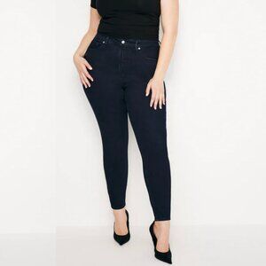 Good American ALWAYS FITS GOOD LEGS SKINNY JEANS | DEEP BLUE | Regular Siz 6-12